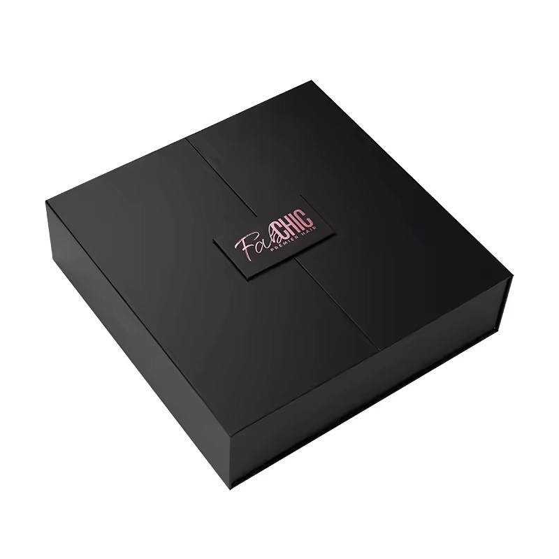 Luxury Black Magnetic Gift Packaging Box