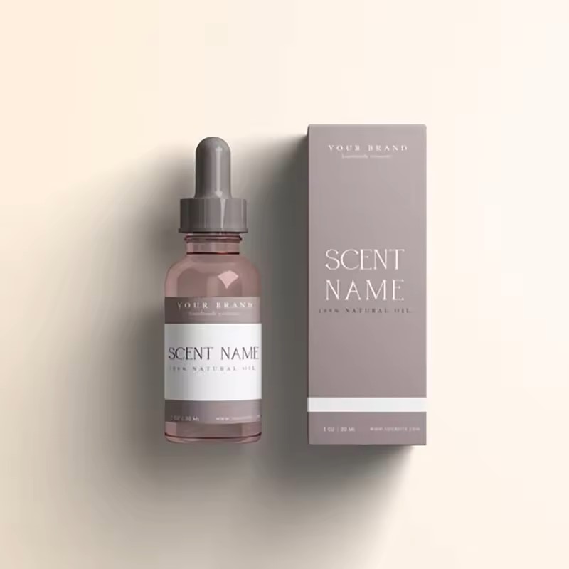 Luxury Packaging Gift Box for Dropper Bottle Skin Care Glass