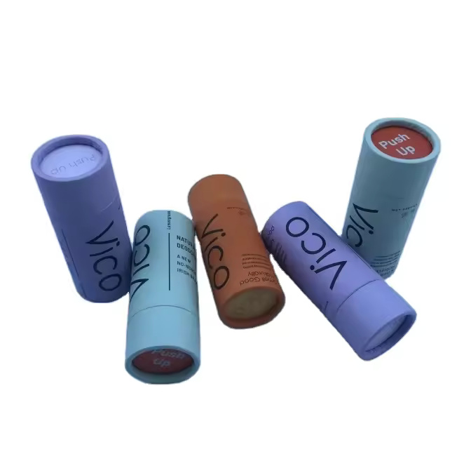 Luxury Custom Cylinder Oil Paper Packaging Box For Cosmetic