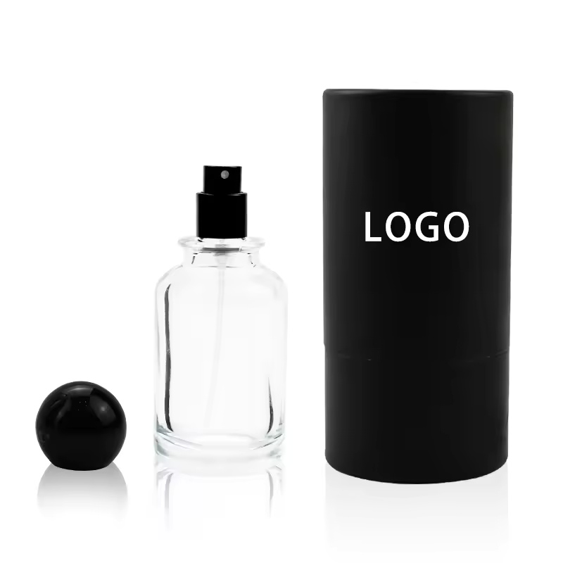 Luxury Custom Cylinder Packaging Box For Perfume Glass Bottle